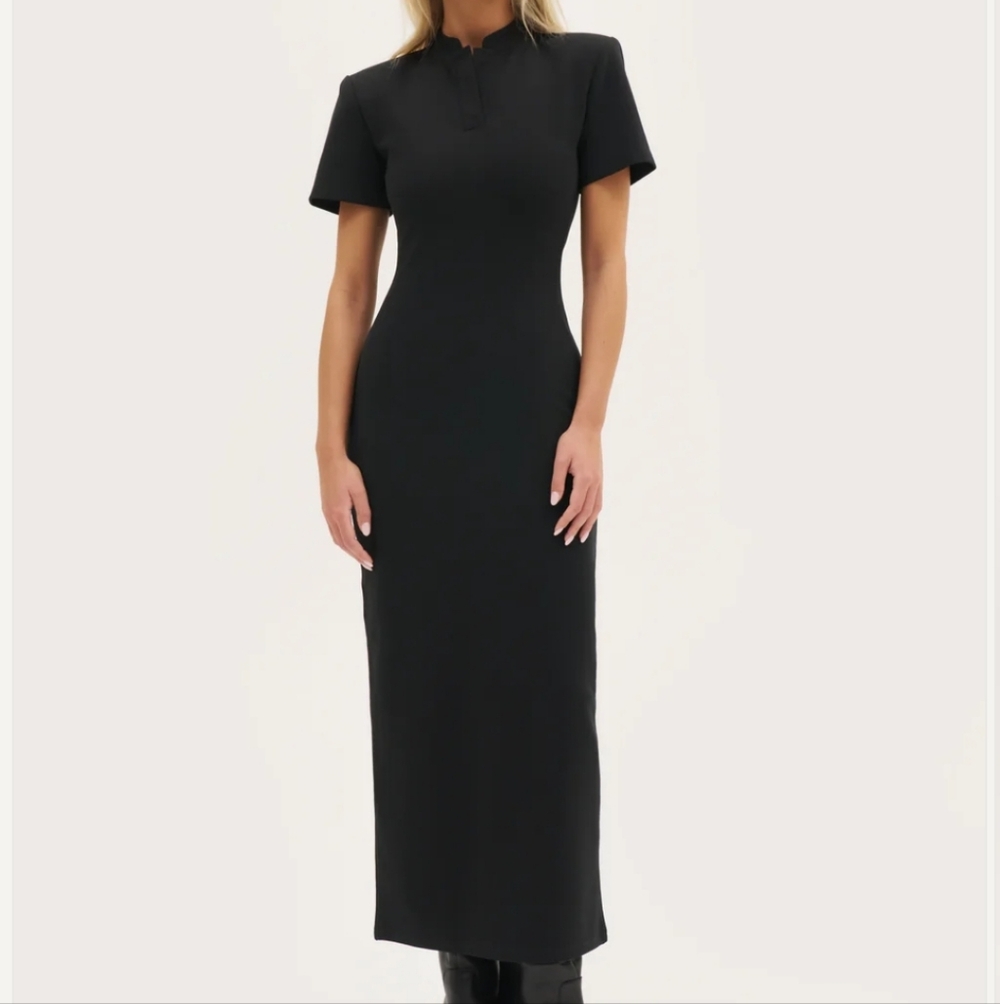 Maebe Elegant Black Women's Dress